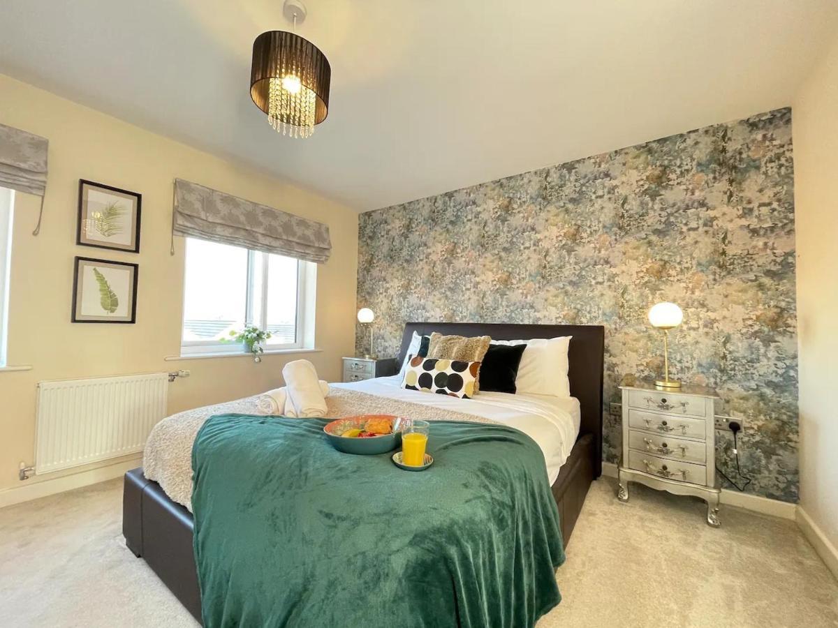 Chic Manchester Townhouse Near Old Trafford Exterior foto