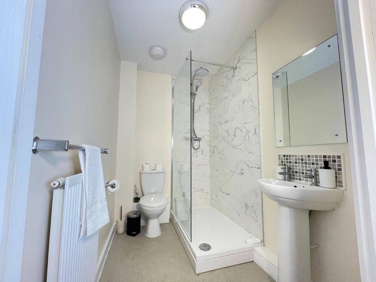 Chic Manchester Townhouse Near Old Trafford Exterior foto